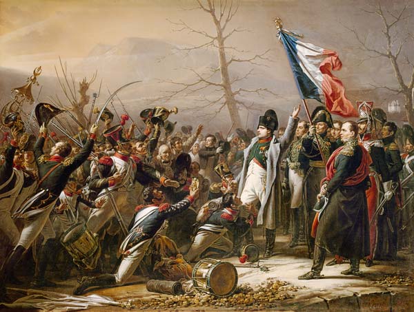Карл Штейбен, «Возвращение Наполеона с острова Эльба», 1834 г.