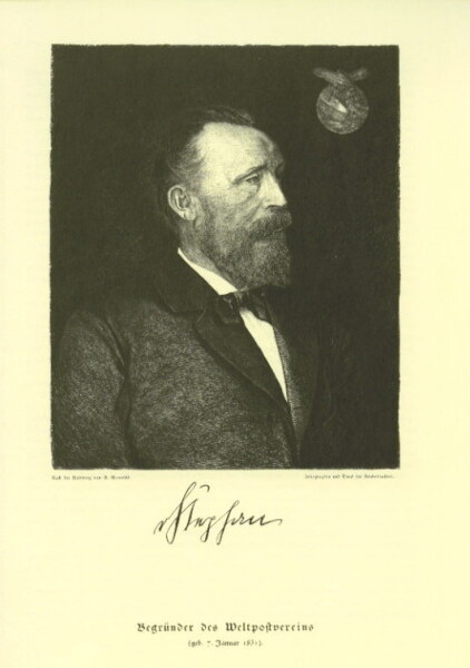 Генрих фон Стефан — новатор пневматической почты в Германии, 1876 г.