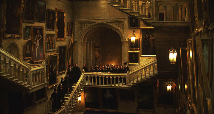 Хогвартс. Кадр из кинофраншизы «Гарри Поттер»