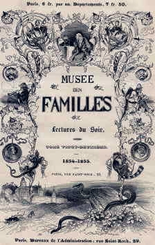 Обложка журнала «Musée des familles» 1854-1855 гг.