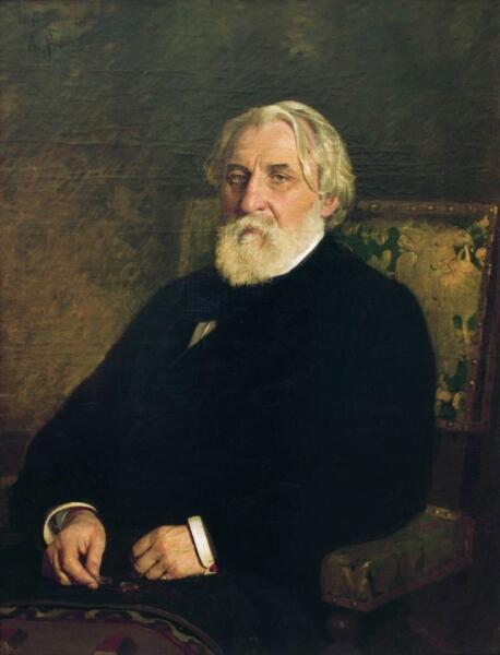 И. Е. Репин, «Портрет И. С. Тургенева», 1874 г.