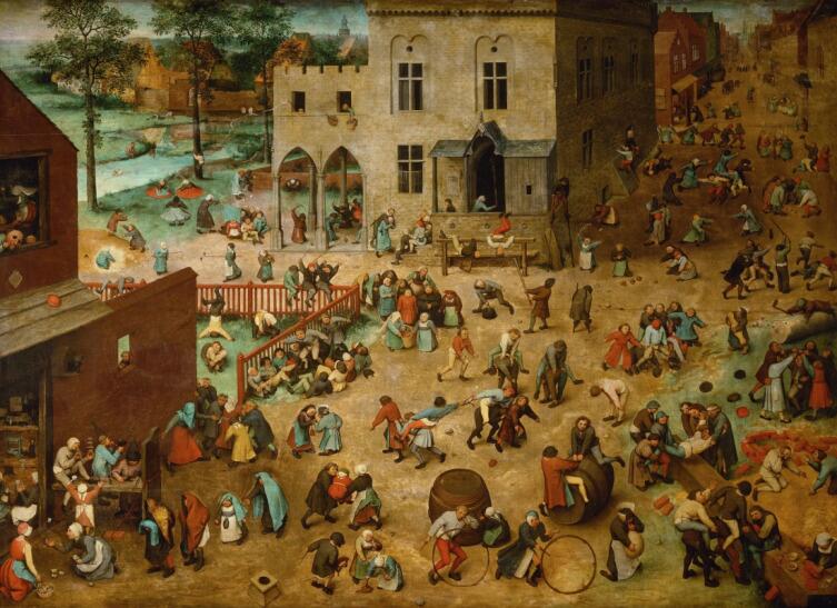 Питер Брейгель Старший, «Игры детей», 1560 г.