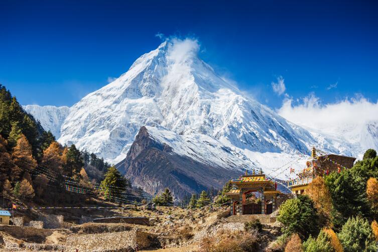 Гималаи горный пейзаж