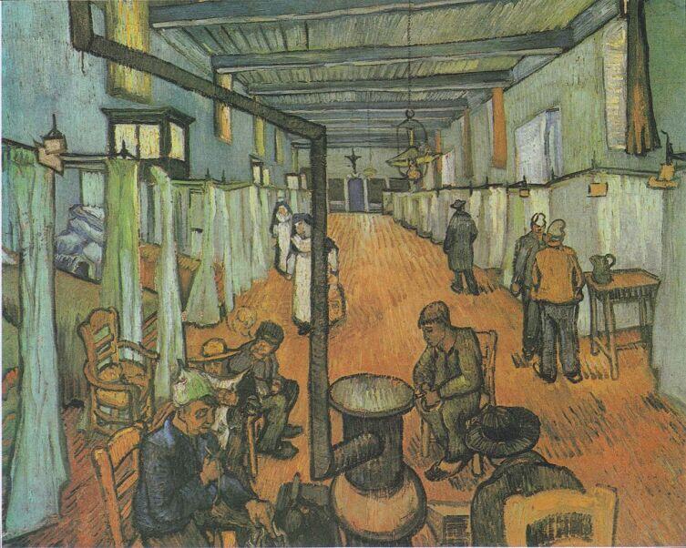 Винсент Ван Гог, «Общежитие больницы Арля», 1889 г.