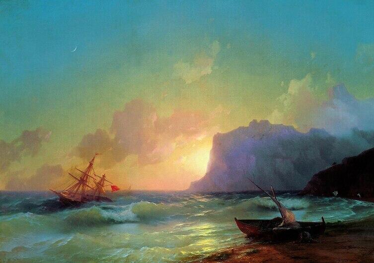 И. К. Айвазовский, «Море. Коктебель», 1853 г.
