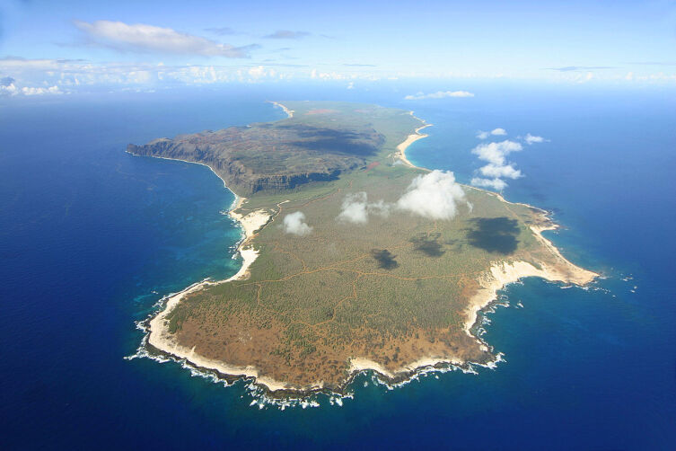 Вид острова Ниихау с северо-востока