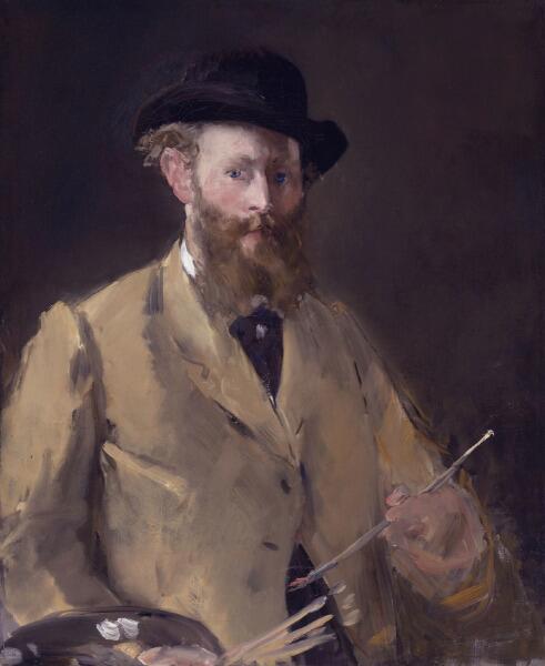 Эдуар Мане, «Автопортрет с палитрой», 1879 г.