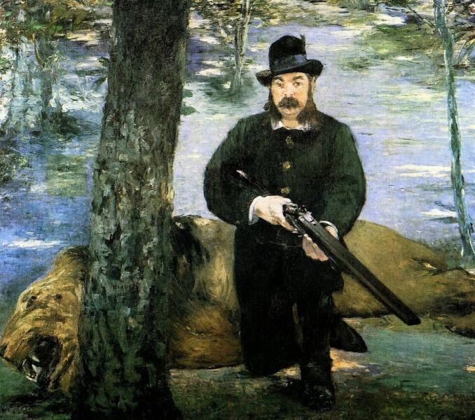 Эдуар Мане, «Портрет М. Пертюизе, охотника на львов», 1881 г.