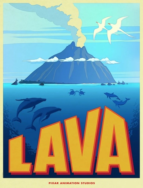 Постер к м/ф «Лава», 2014 г.