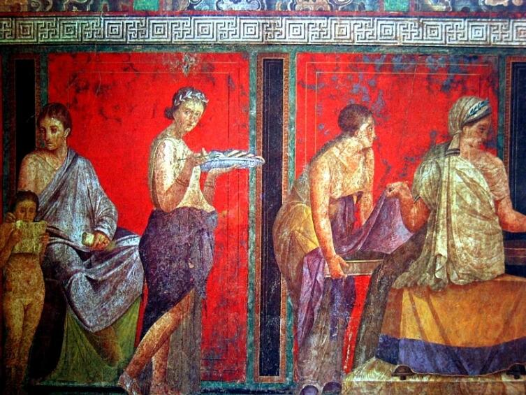 Фрески Помпей, античная живопись. Вилла Мистерий