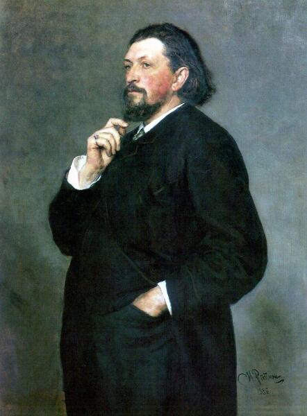 И. Е. Репин, «Портрет Митрофана Петровича Беляева», 1886 г.