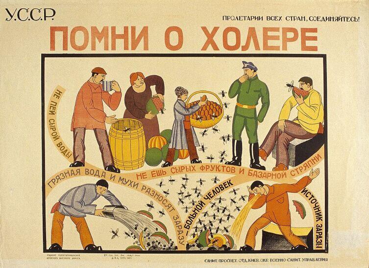 Советский плакат, 1921 г.