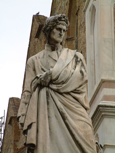  Памятник Данте 1865 г. Флоренция. Работа скульптора Э. Пацци