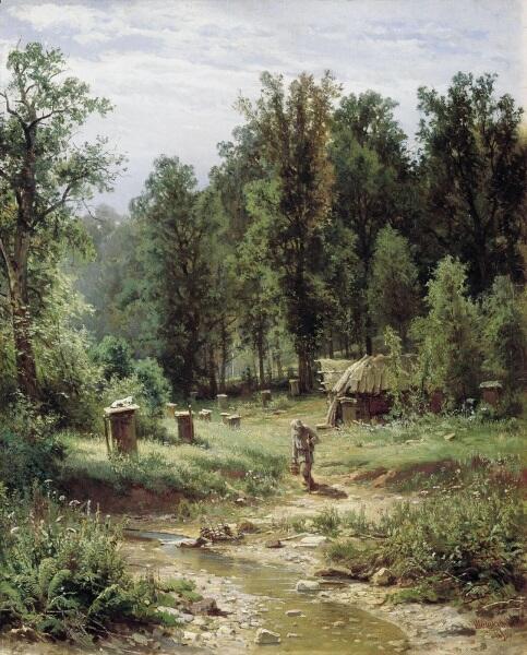 И. И. Шишкин, «Пасека в лесу», 1876 г.