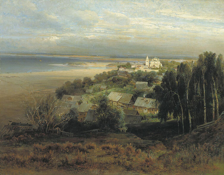 Саврасов А. К. Печерский монастырь близ Нижнего Новгорода, 1871 г.