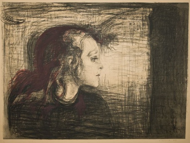 Эдвард Мунк, «Больной ребёнок», 1896 г.