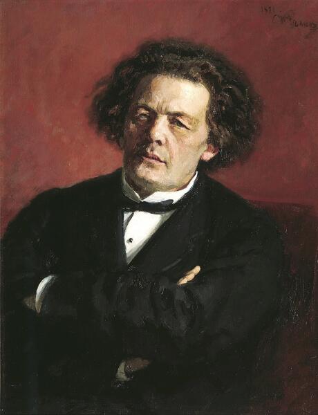 И. Е. Репин, «Портрет композитора Антона Григорьевича Рубинштейна», 1881 г.