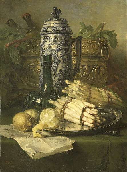 Мария Вос, «Натюрморт с керамической кружкой», ХIХ век