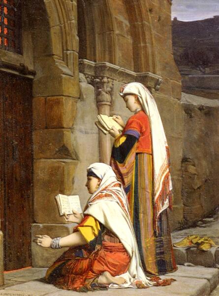 Жан-Жюль-Антуан Леконт дю Нуи, «Христианки у гробницы Богородицы», 1871 г.