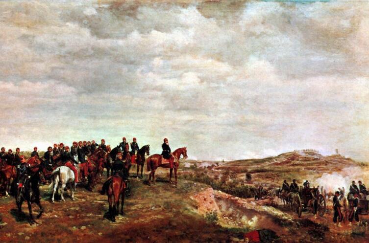 Жан-Луи-Эрнест Месонье, «Наполеон III в битве при Сольферино»
