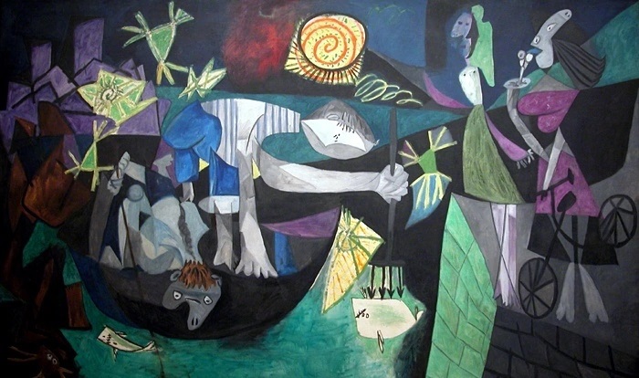 Пабло Пикассо, «Ночная рыбалка на Антибах», 1939 г.