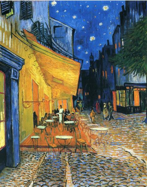 Винсент Ван Гог, «Ночная терраса кафе в Арле», 1888 г.