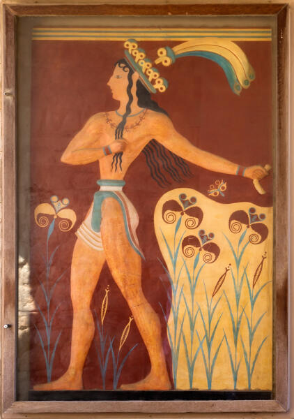 Фреска из Кносского дворца, Крит