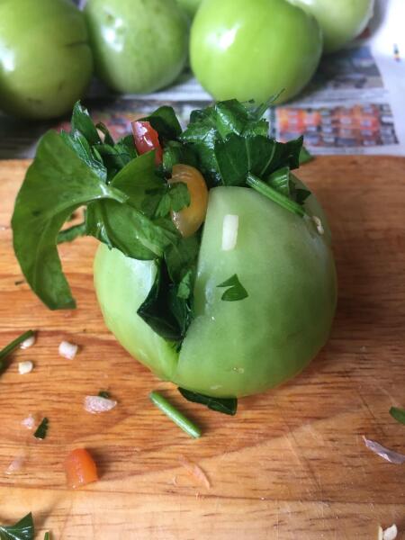Что приготовить из зелёных помидоров?
