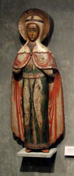 Деревянная скульптура св. Параскевы. Конец XVII — начало XVIII века