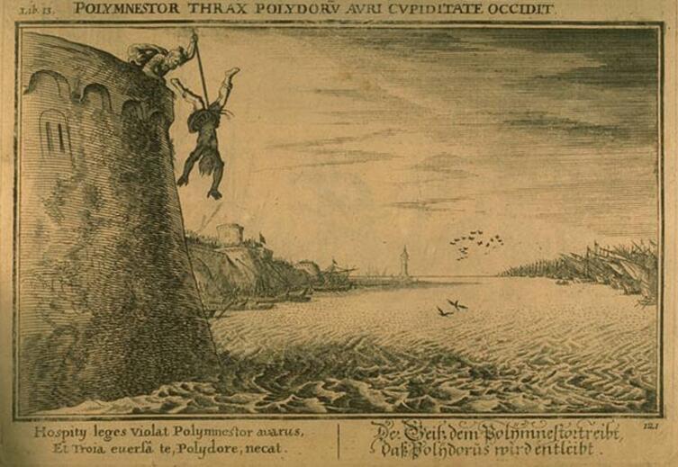 Жоан Гуильям Боувер, «Полиместор убивает Полидора», 1659 г.