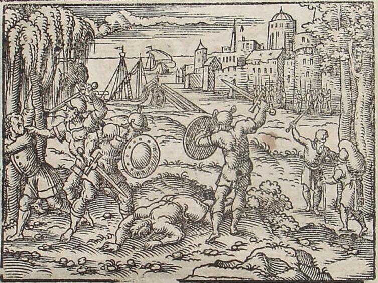 Вергилий Солис, «Железный век», иллюстрация к «Метаморфозам» Овидия, 1581 г.