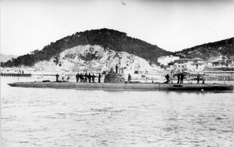 Подводная лодка «Святой Георгий» в Средиземном море