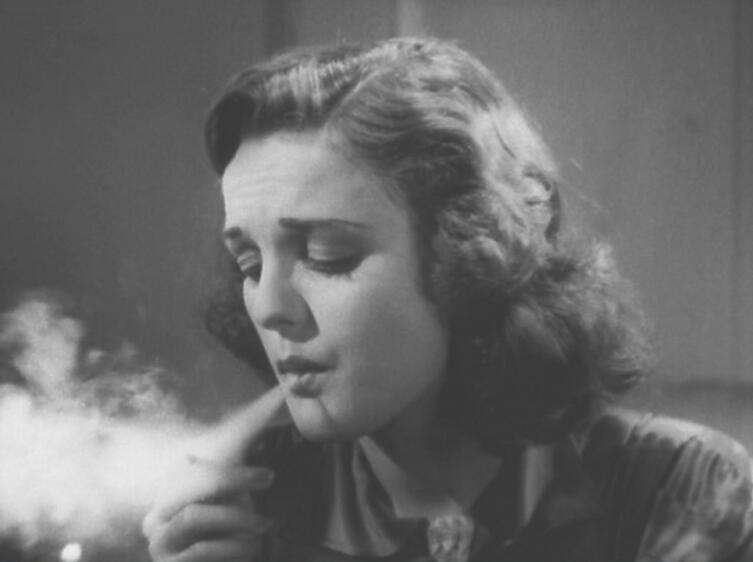 Кадр из к/ф «Прокуренные Мозги», 1936 г., актриса Дороти Шорт в роли Мари Лейн