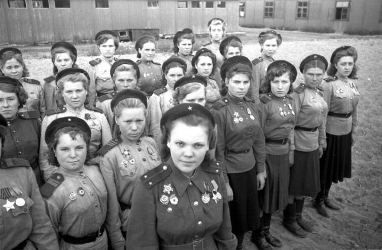 Женская рота снайперов 3-й ударной армии 1-го Белорусского фронта
