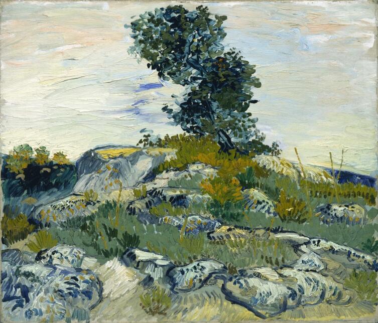 Винсент Ван Гог, «Дуб на скалах», 1888 г.
