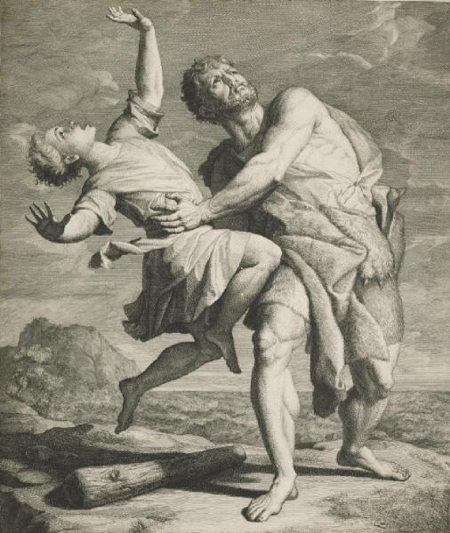 Хендрик ван Лимборх, «Геракл и Лихас», 1706 г.(Геракл и Лихас перед броском в небо)
