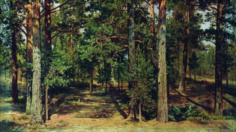 И. И. Шишкин, «Сосновый лес»