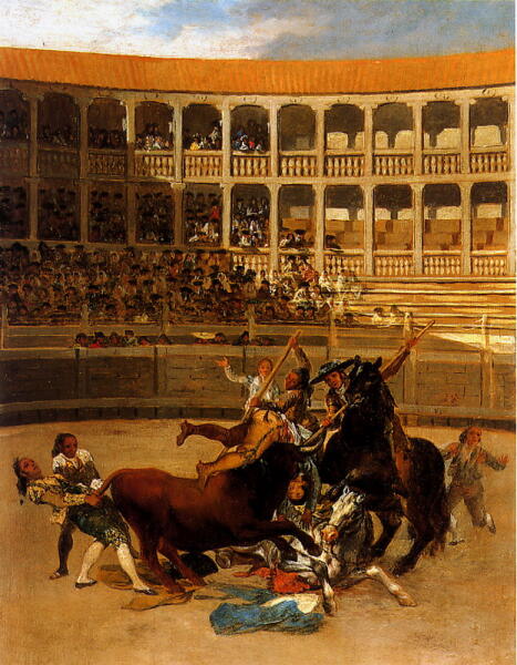 Франсиско Гойя, «Смерть пикадора», ок. 1793 г.