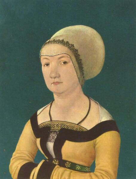 Ганс Гольбейн Старший, «Портрет 34-летней женщины», 1516 г.