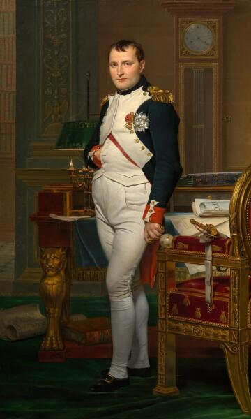Жак-Луи Давид, «Наполеон Бонапарт в рабочем кабинете в Тюильри», 1812 г.