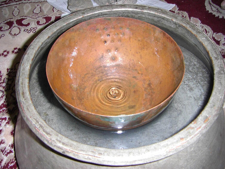 Древние персидские водяные часы