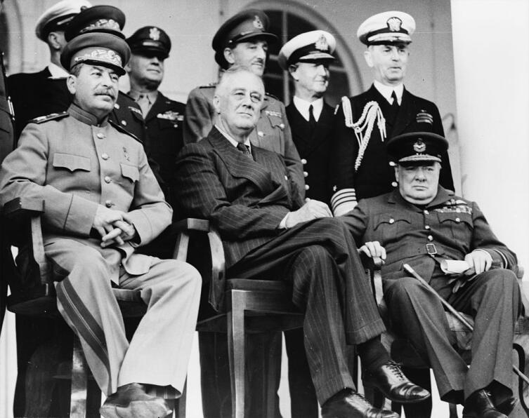 Конференция Большой тройки в Тегеране. 1943 год.