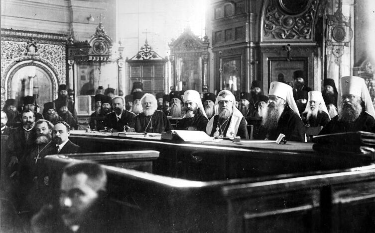 Заседание Поместного собора Православной российской церкви (1917—1918) в Московском епархиальном доме