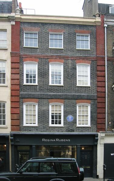 Дом Генделя на Брук-стрит, 25, Мейфэр, Лондон