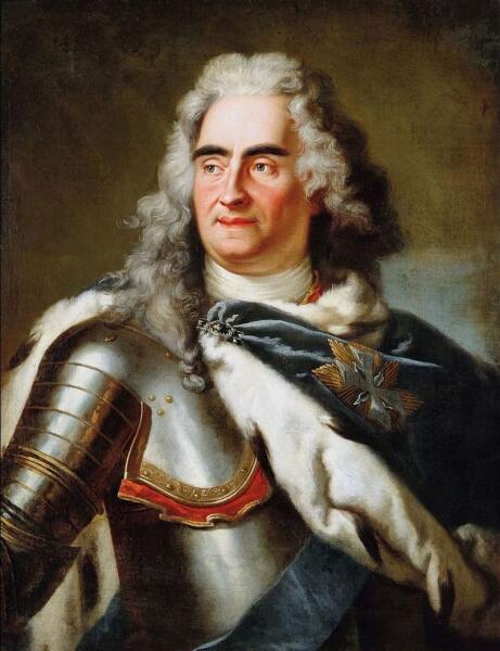 Луи де Сильвестр, «Портрет короля Августа II Сильного (также Фридрих Август I Саксонский и Август II Польский)»