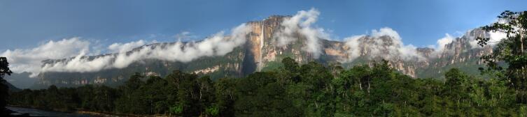 Панорама водопад Анхель, Венесуэла