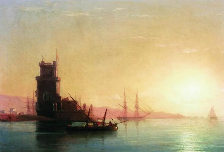 И. К. Айвазовский, «Лиссабон. Восход солнца»