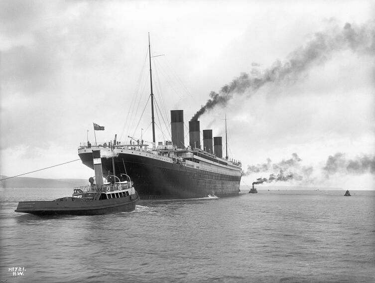 «Титаник» покидает Белфаст для прохождения ходовых испытаний