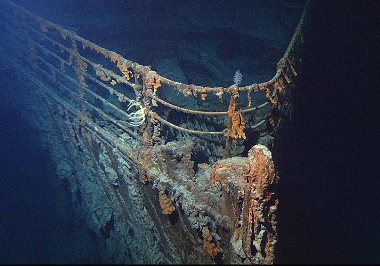  Нос «Титаника» в 2004 г.