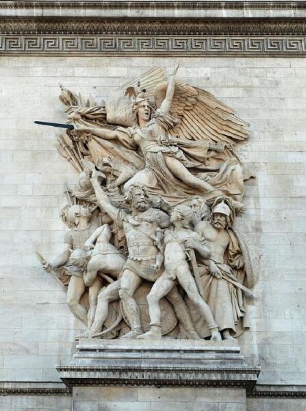 Марсельеза. Триумфальная арка в Париже